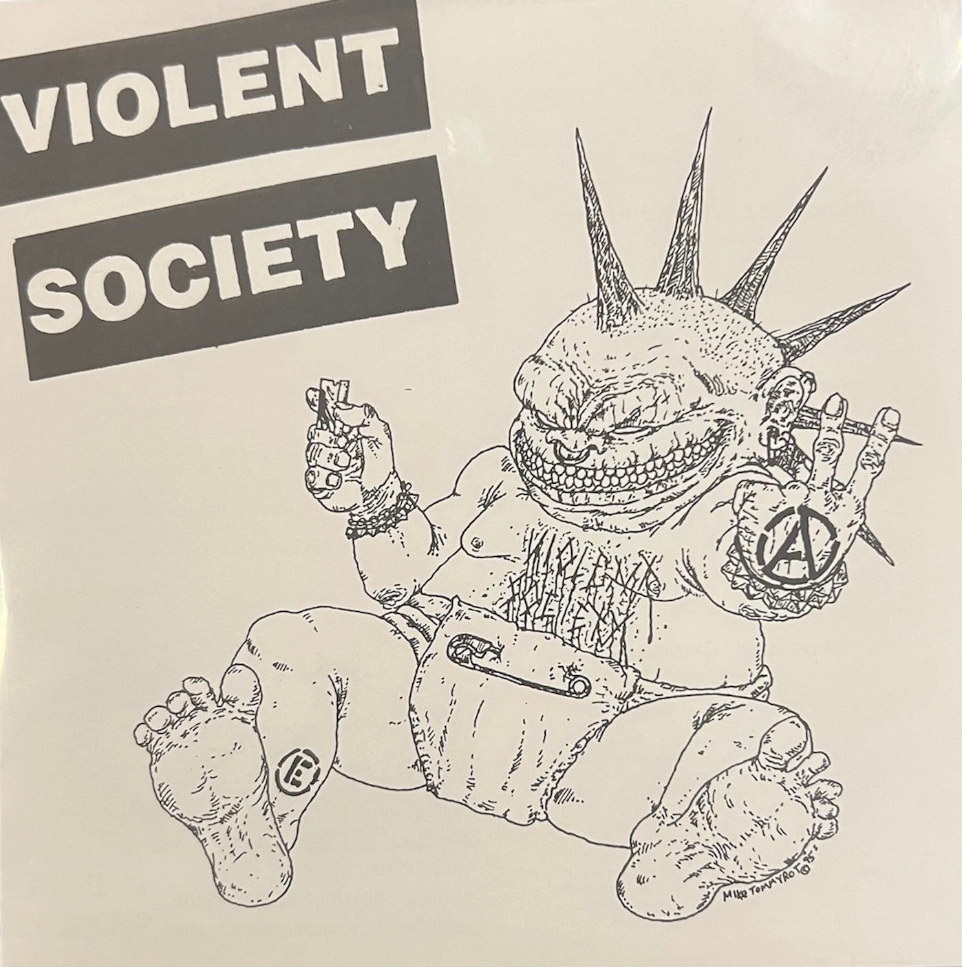 Violent Society / The Boils 7" Split