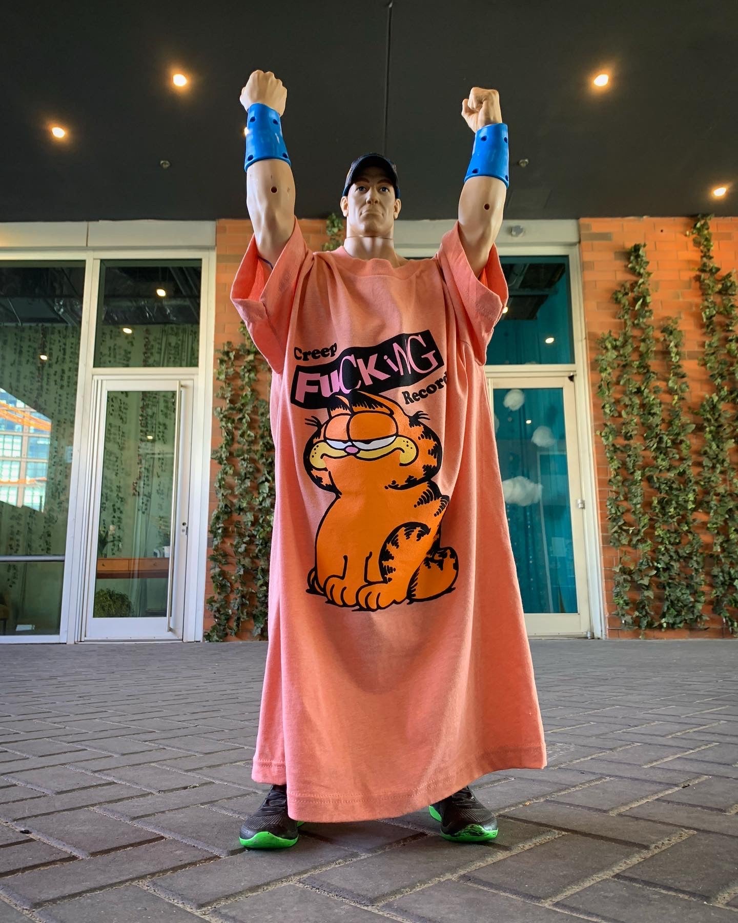 Creep Records Lasagna Cat T-Shirt