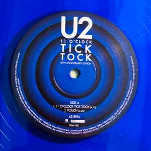 U2 – 11 O'Clock Tick Tock Blue Transparent Vinyl (RSD21)