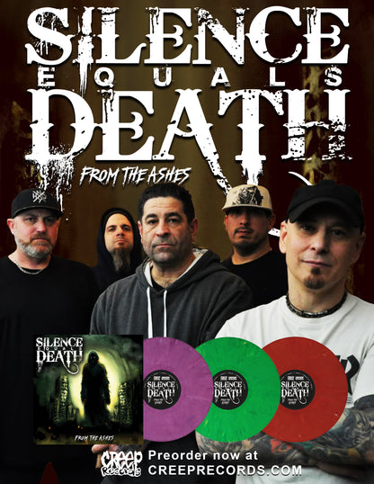 Silence Equals Death- From The Ashes [LP, Red / Purple / Green Vinyl]