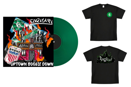 Enziguri "Uptown Boogie Down" LP + Shirt BUNDLE PRE-ORDER