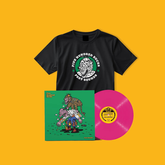 PRE-ORDER: Five Hundred Bucks 'Pest Sounds' Bundle (Includes Vinyl and T-Shirt)