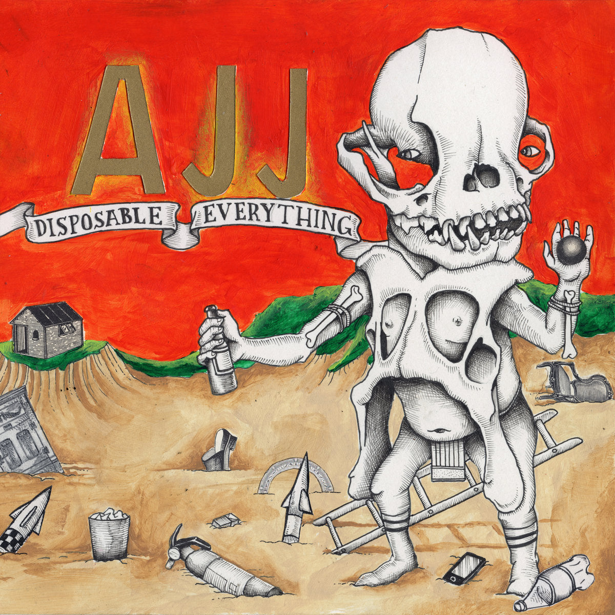 AJJ - Disposable Everything (IEX)(Red Vinyl)