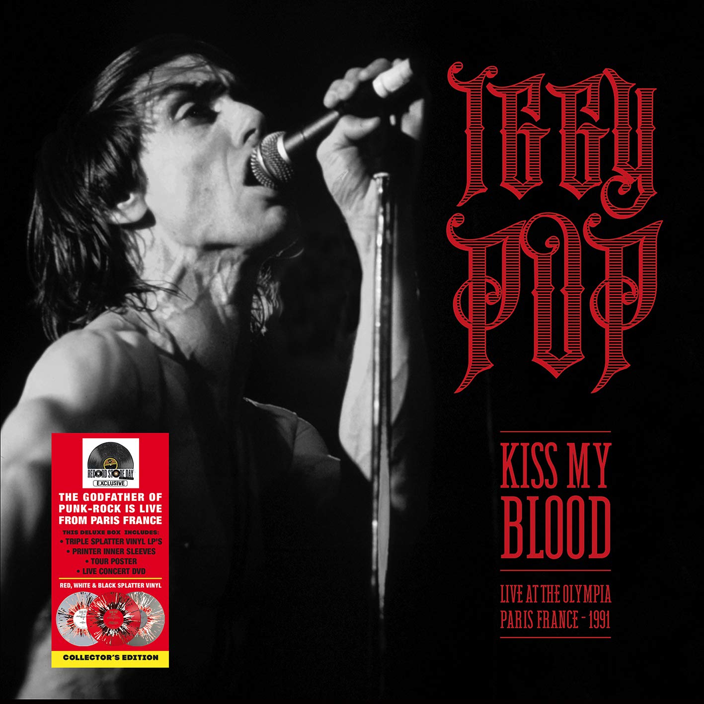 Iggy Pop - Kiss My Blood Live In Paris 1991 3xLP Box Set (RSD20)