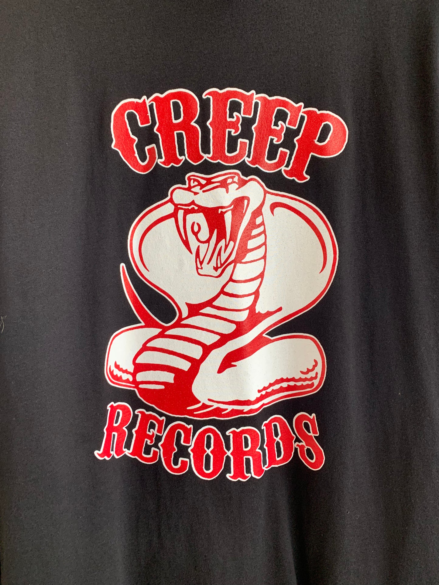 Creep Records Black/Red Cobra T-Shirt