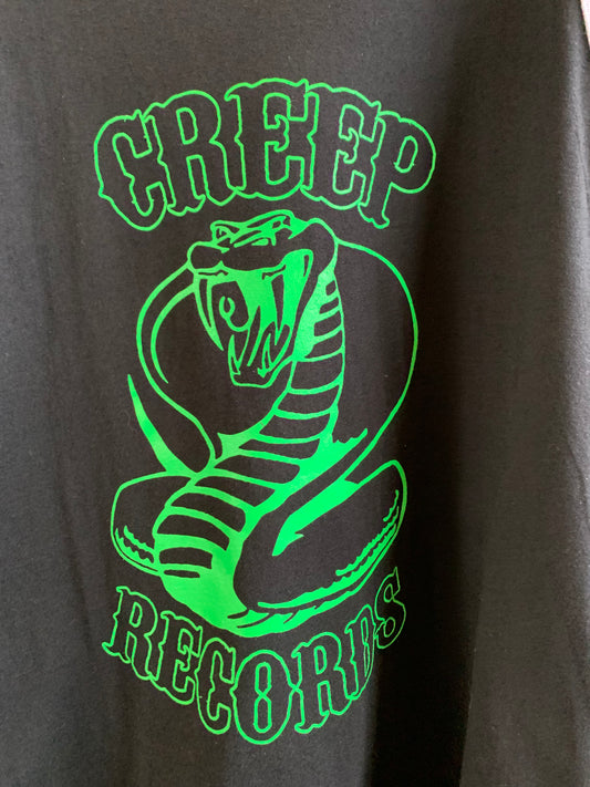Creep Records Green Cobra Tank Top