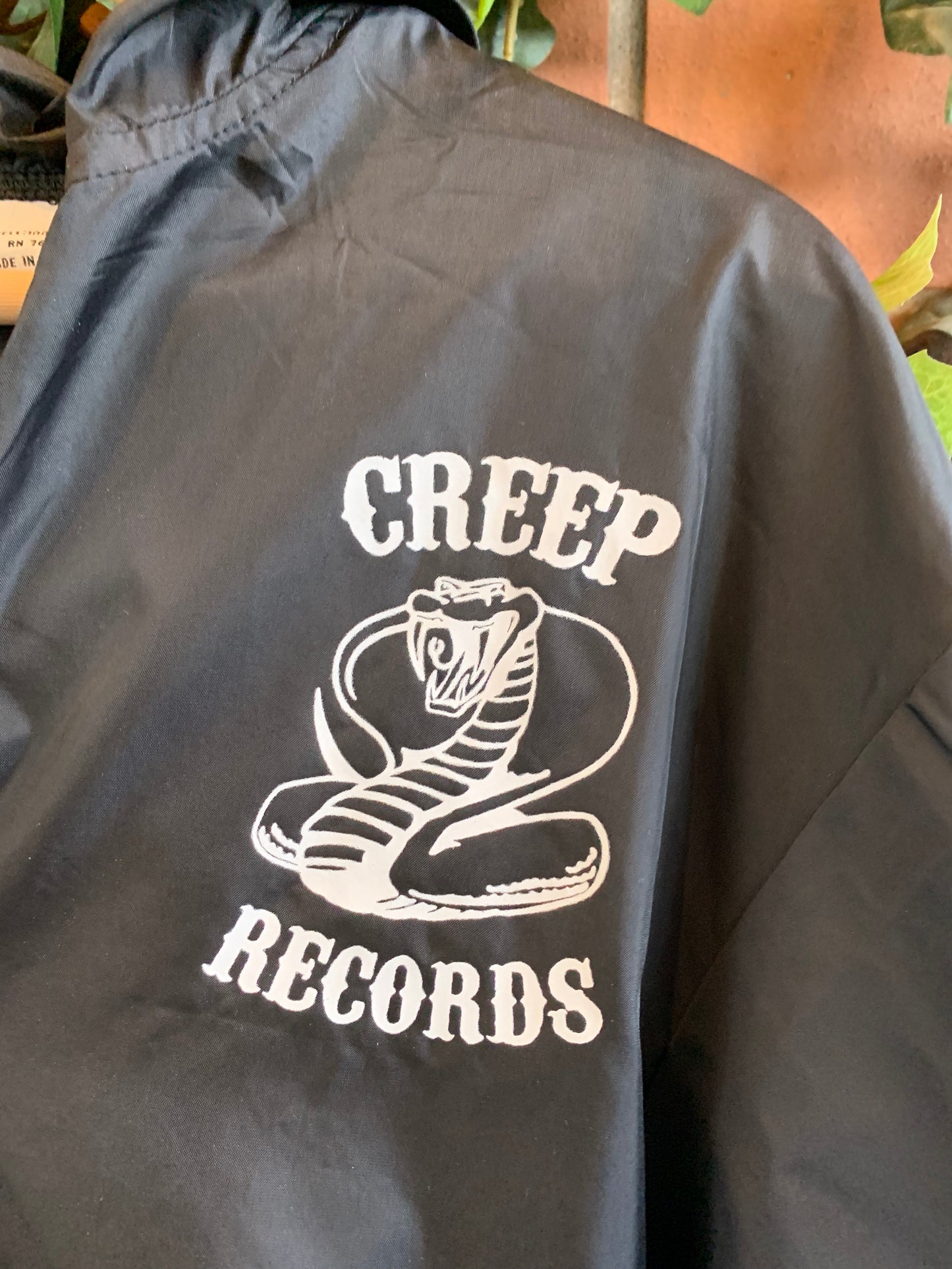 Creep Records Half-Zip Windbreaker