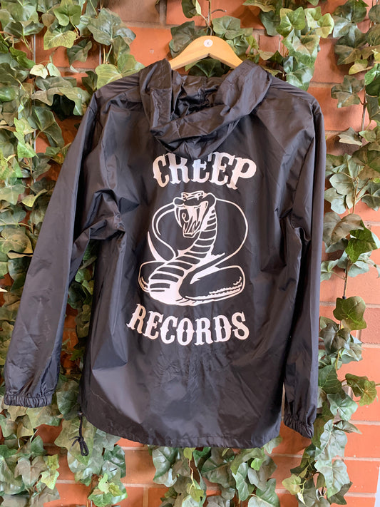 Creep Records Half-Zip Windbreaker