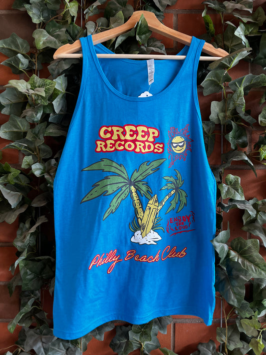 Philly Beach Club Blue Tank
