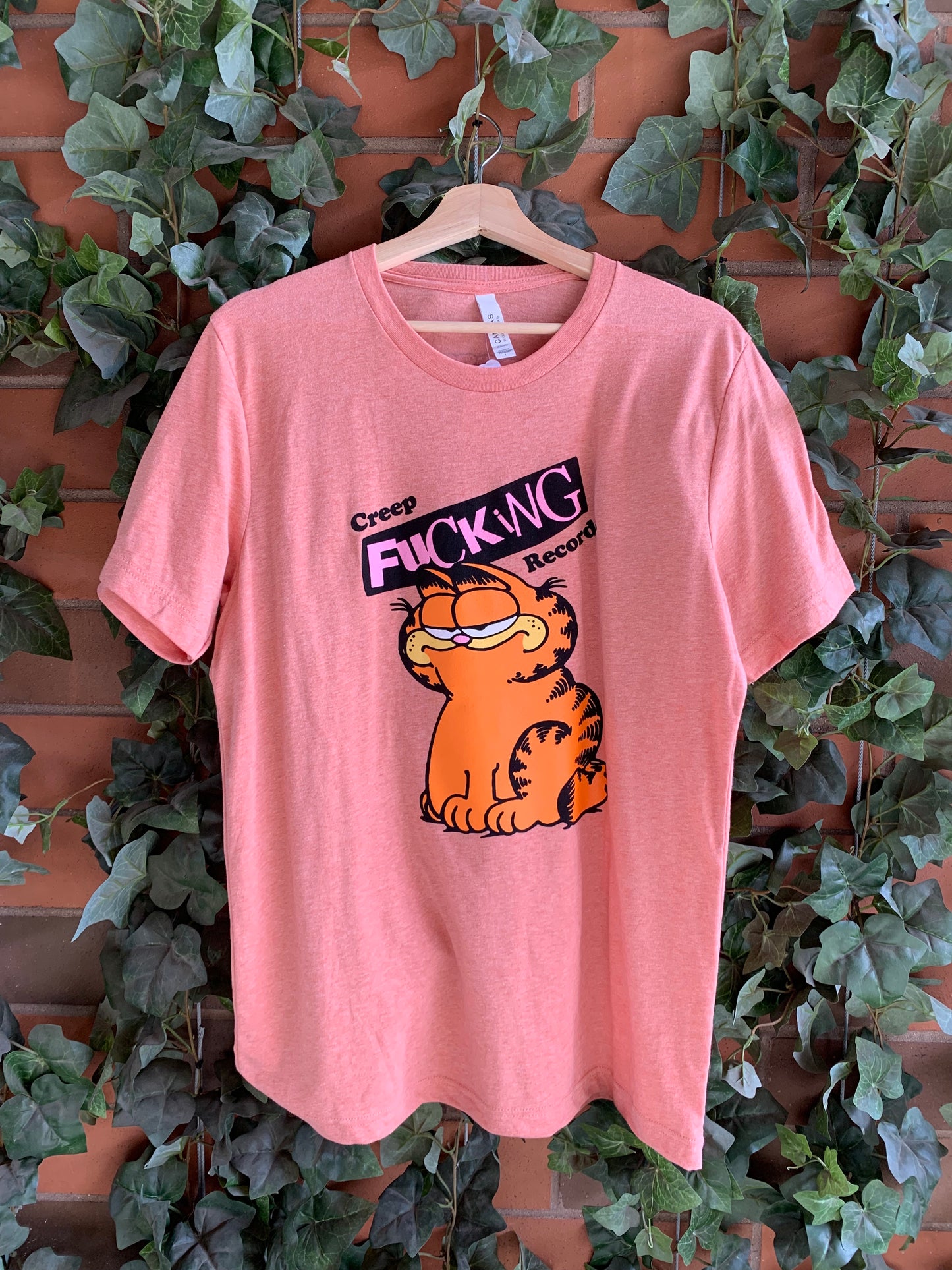 Creep Records Lasagna Cat T-Shirt