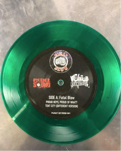 Battalion Zoska/ Fatal Blow - Split [7", Green or Gold Vinyl]